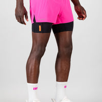 SprintRacer Men's 2-in-1 Pro Short - Electric Pink