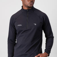 Fundamental 1/4 Zip - Black