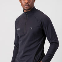 Fundamental 1/4 Zip - Black