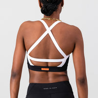 Milan Sports Bra - Black & White