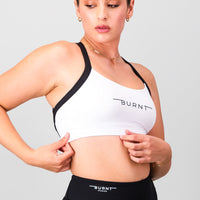 Milan Sports Bra - White