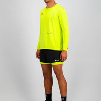 Vert Men's Run Long Sleeve - Lime