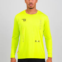 Vert Men's Run Long Sleeve - Lime