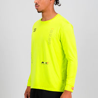 Vert Men's Run Long Sleeve - Lime