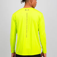 Vert Men's Run Long Sleeve - Lime