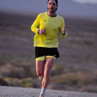 Vert Men's Run Long Sleeve - Lime