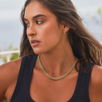 Chunky Oval Hoops