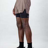 Energy 2-in-1 Short - Brown & Black