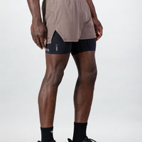 Energy 2-in-1 Short - Brown & Black