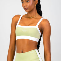 Burnt x You Sports Bra - Aloe