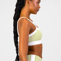 Burnt x You Sports Bra - Aloe