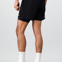 Fundamental Move 2-in-1 Short - Black