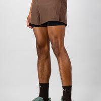 Venture Men's 2-in-1 Run Short - Dust