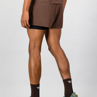 Venture Men's 2-in-1 Run Short - Dust