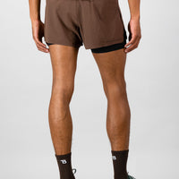Venture Men's 2-in-1 Run Short - Dust