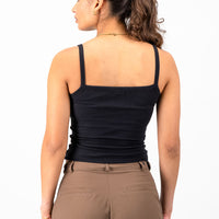 Minimal Rib Tank - Black