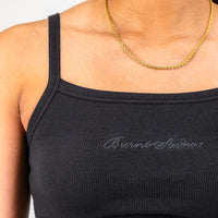 Minimal Rib Tank - Black