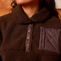 Sherpa Pull Over - Cocoa
