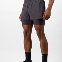 Forge 2-in-1 Shorts - Graphite