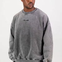Ultra Heavy Crew Top - Acid Black