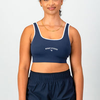 Trophy Bra - Navy & White