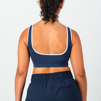 Trophy Bra - Navy & White