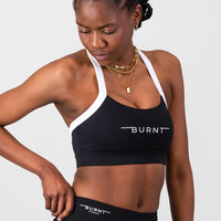 Milan Sports Bra - Black & White