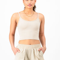 Solace Supportive Tank - Stone