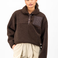 Sherpa Pull Over - Cocoa